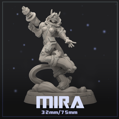 Mira | Tabletop or Display Scale | D&D TTRPG Fantasy Miniature | Dungeons and Maidens