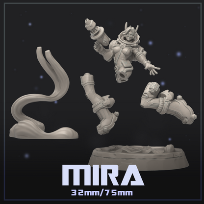 Mira | Tabletop or Display Scale | D&D TTRPG Fantasy Miniature | Dungeons and Maidens
