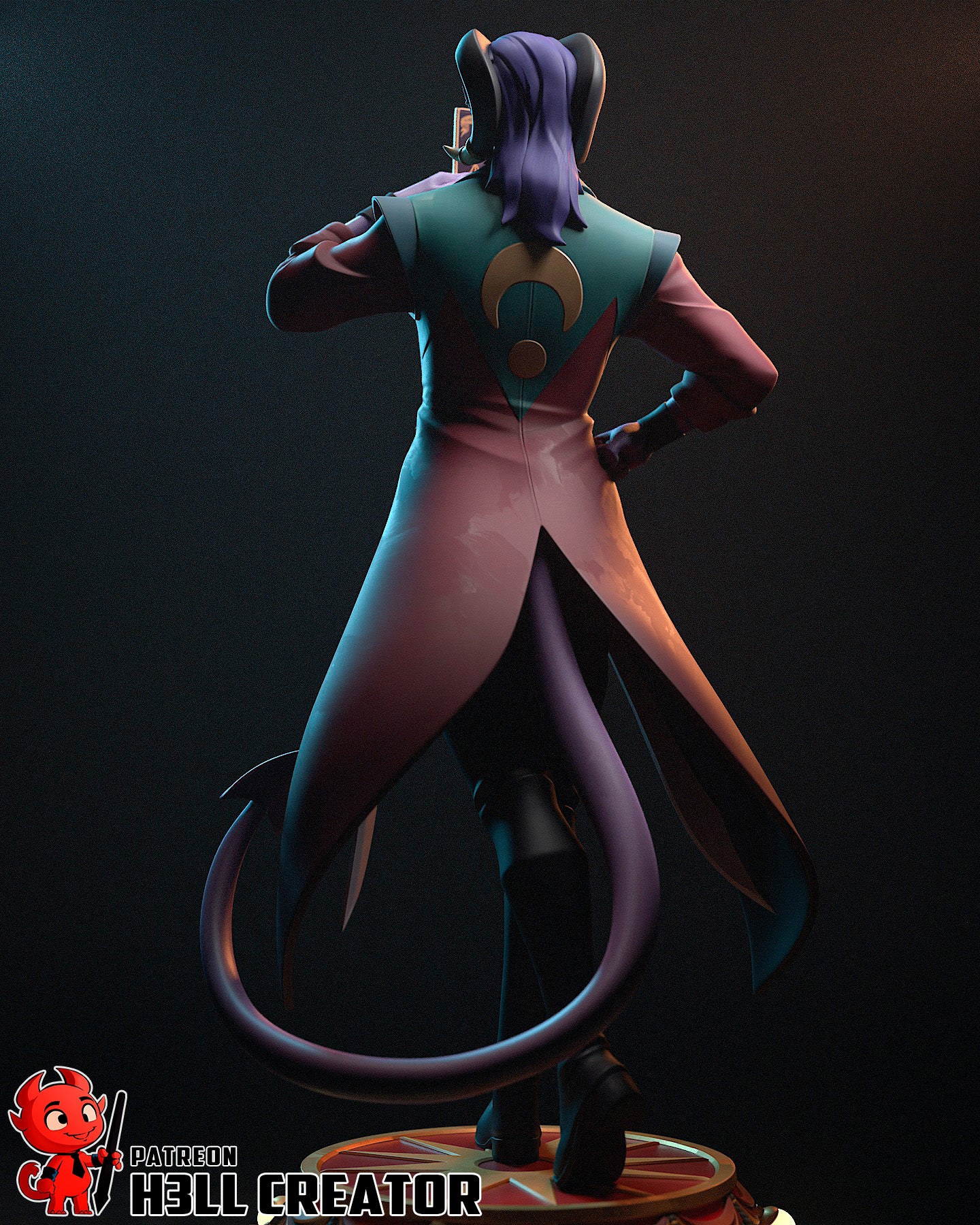 Charming Circus Tarot Reader | Resin Garage Kit Figure Game Fan Art | h3LL creator