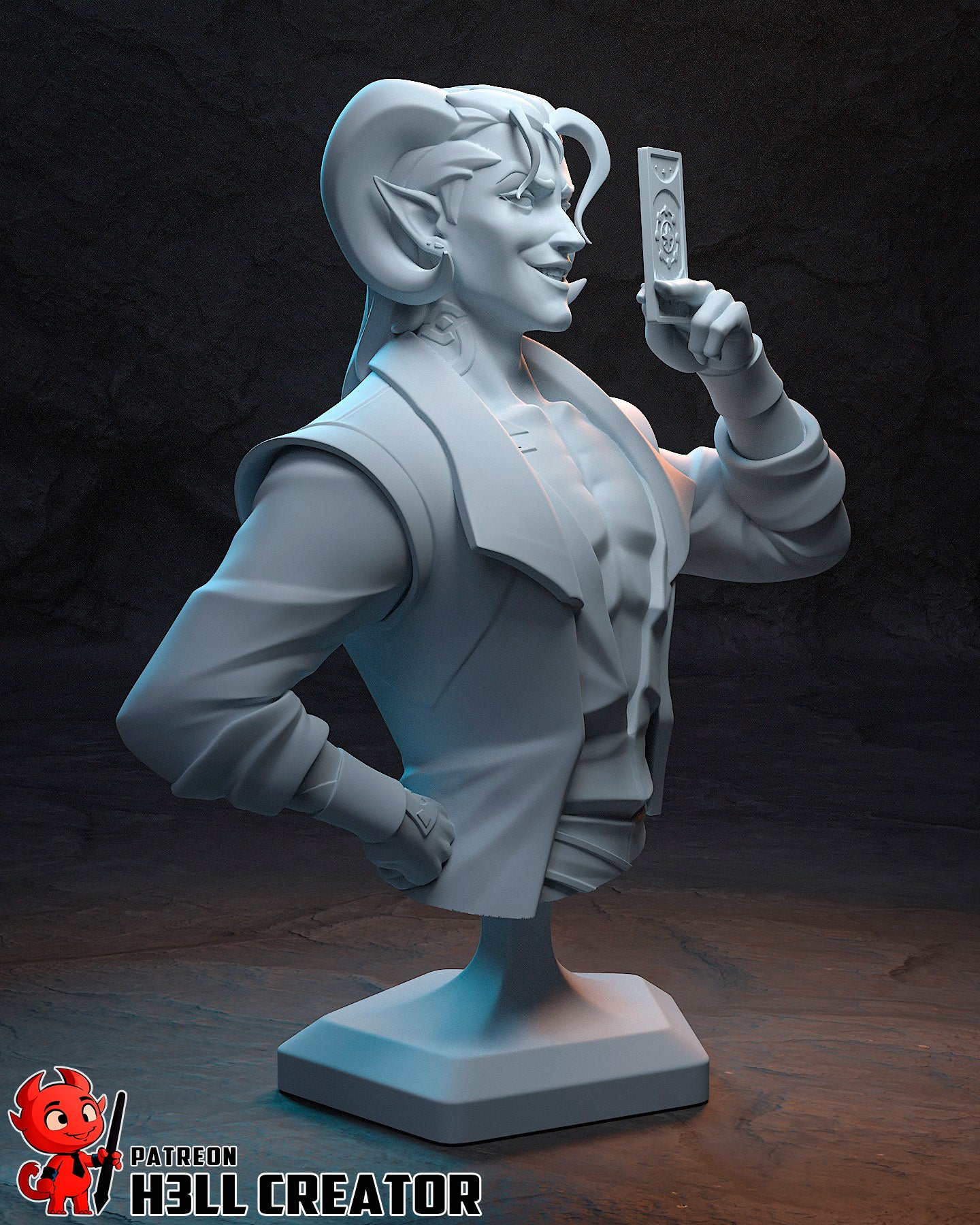 Charming Circus Tarot Reader | Resin Garage Kit Figure Game Fan Art | h3LL creator