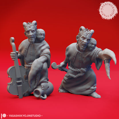 Mongrelfolk, CoS | D&D TTRPG Monster Miniature | Yasashii Kyojin Studio