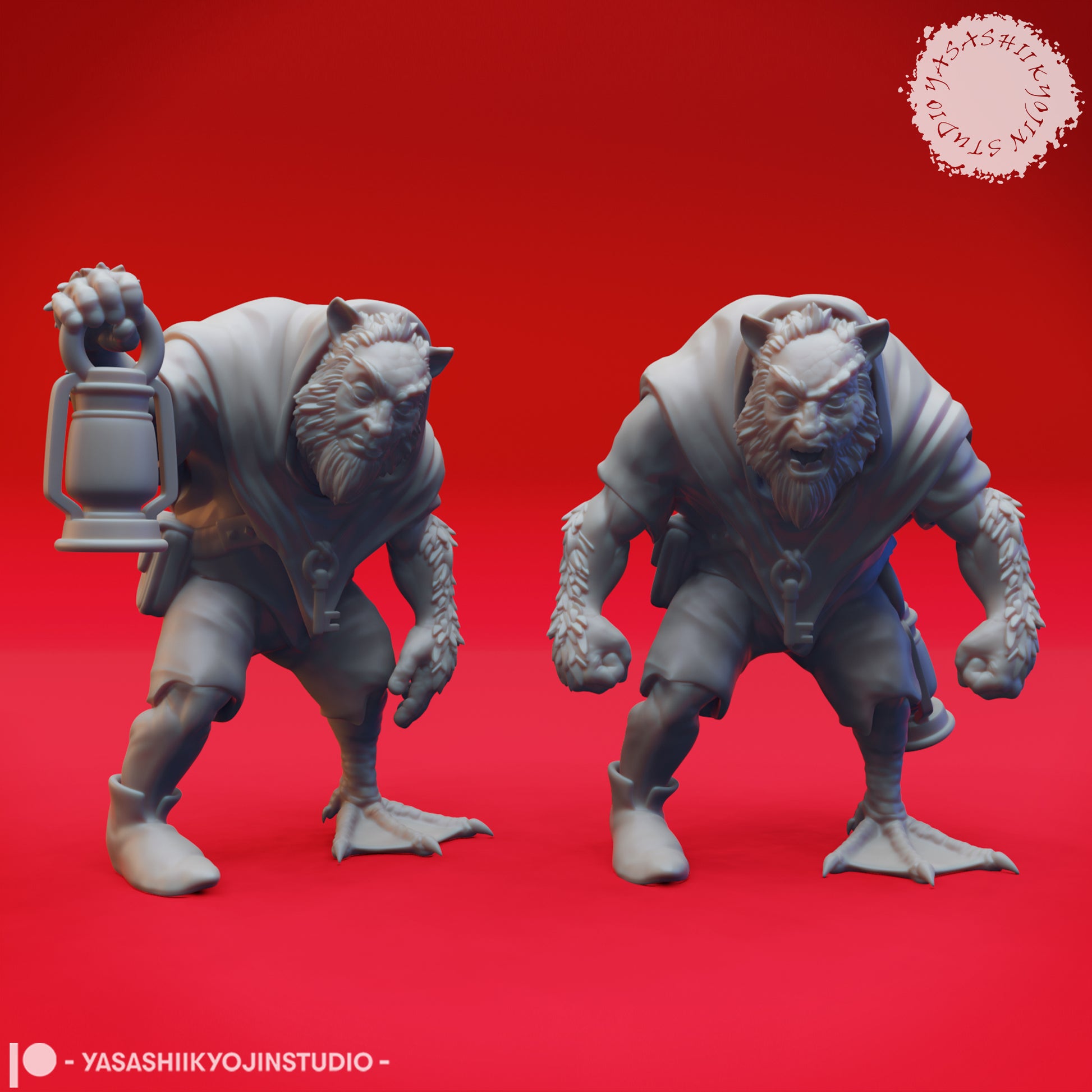 Mongrelfolk, CoS | D&D TTRPG Monster Miniature | Yasashii Kyojin Studio