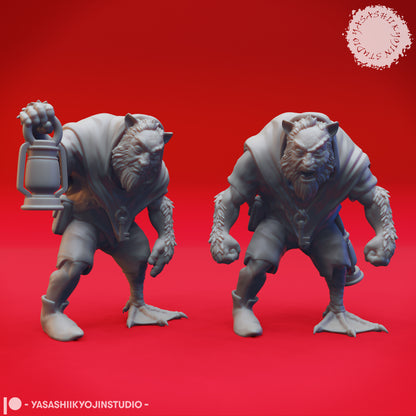 Mongrelfolk, CoS | D&D TTRPG Monster Miniature | Yasashii Kyojin Studio