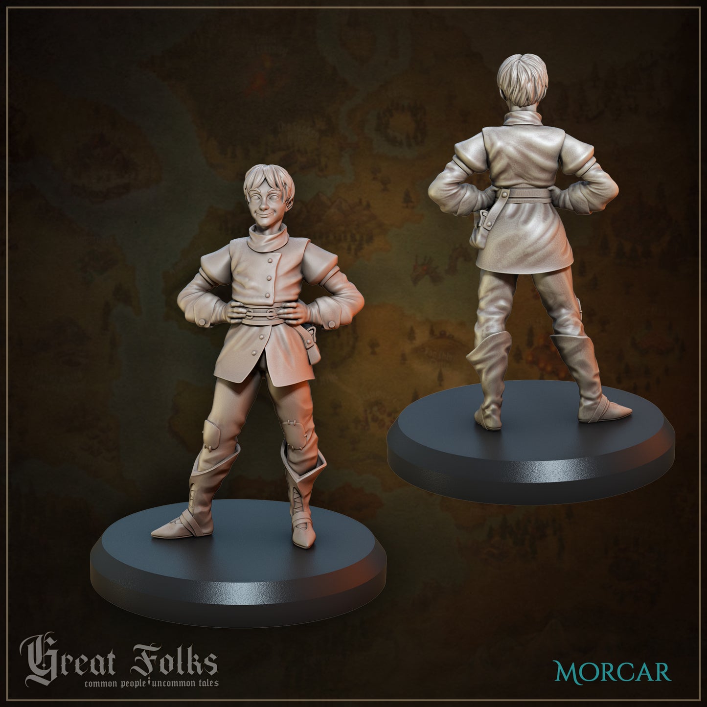 Great Folks, Part 1 | NPCs, Villagers, Nobles, Orphans, Criminals | Tabletop Gaming Miniatures Collection | Great Grimoire