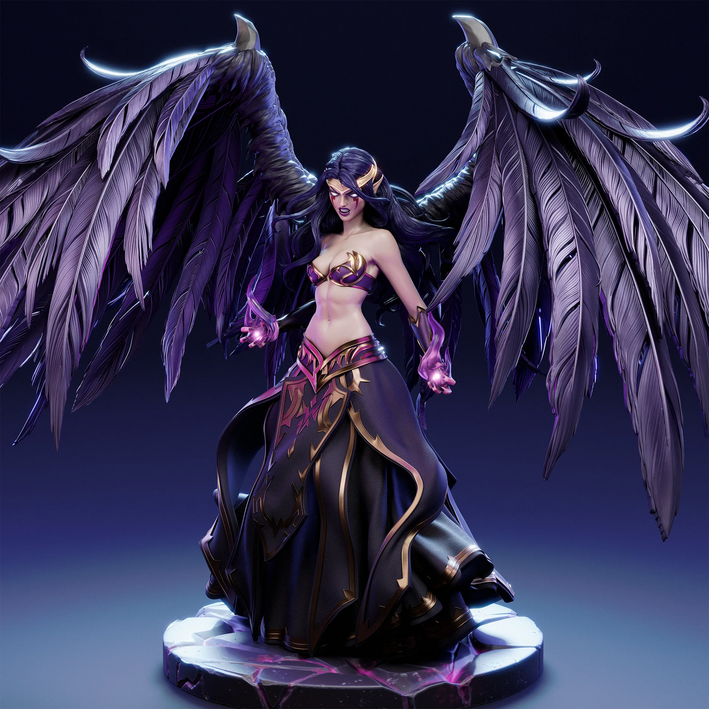 1:12 Fallen Grace | 3D Printed Resin Garage Kit Figure | CA 3D Studios