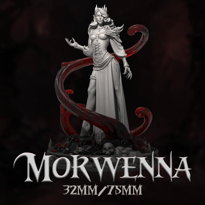 Morwenna | Tabletop or Display Scale | D&D TTRPG Fantasy Miniature | Dungeons and Maidens
