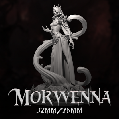 Morwenna | Tabletop or Display Scale | D&D TTRPG Fantasy Miniature | Dungeons and Maidens