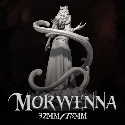 Morwenna | Tabletop or Display Scale | D&D TTRPG Fantasy Miniature | Dungeons and Maidens