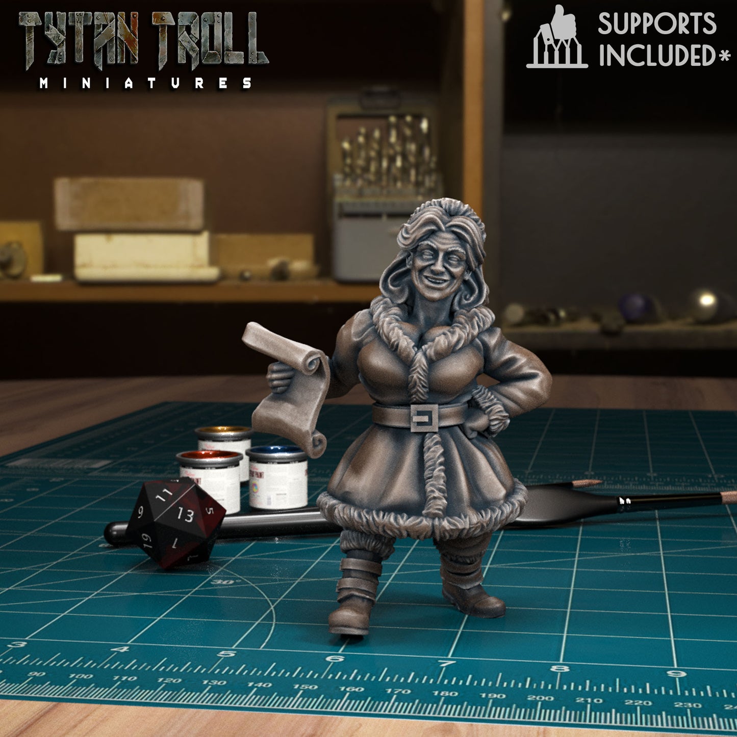 Christmas Xmas Collection | D&D TTRPG Mini or Decorations | TytanTroll Miniatures