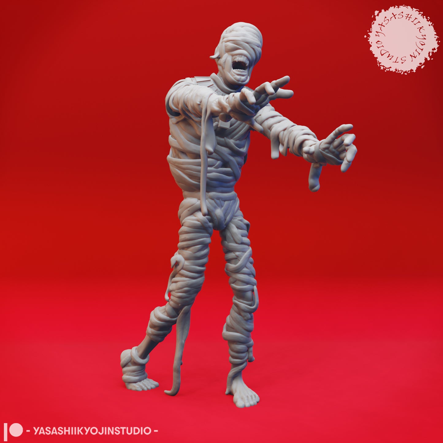 Mummy | D&D TTRPG Monster Miniature | Yasashii Kyojin Studio