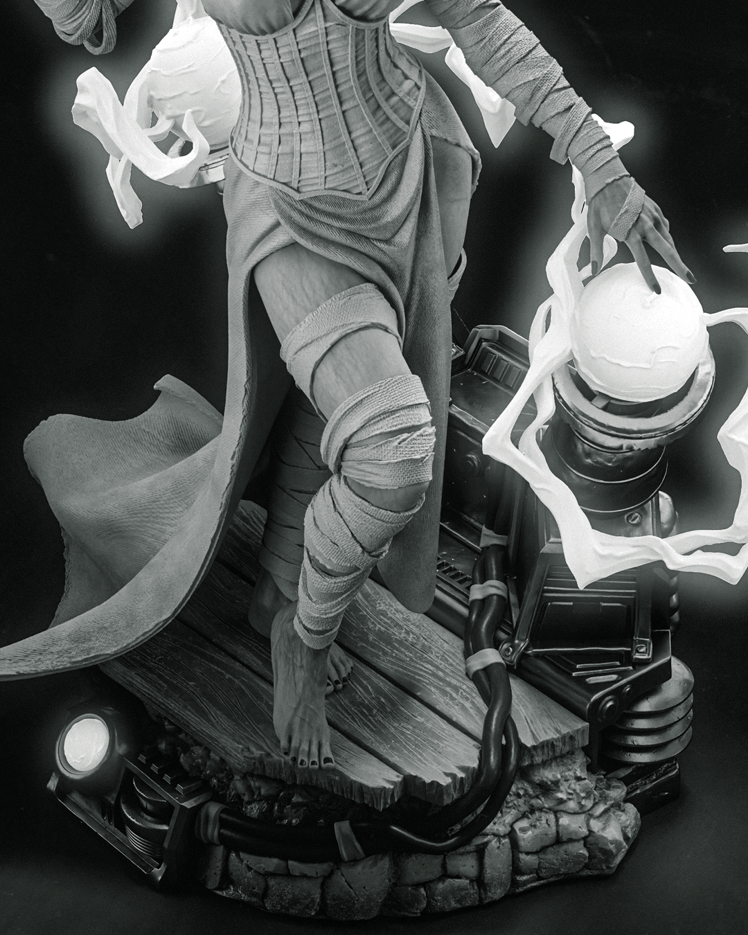 1:12 Bride of Frankenstein | 3D Print Resin Garage Kit Figure | CA 3D Studios