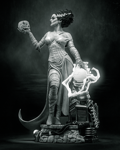 1:12 Bride of Frankenstein | 3D Print Resin Garage Kit Figure | CA 3D Studios