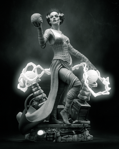 1:12 Bride of Frankenstein | 3D Print Resin Garage Kit Figure | CA 3D Studios