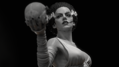 1:12 Bride of Frankenstein | 3D Print Resin Garage Kit Figure | CA 3D Studios