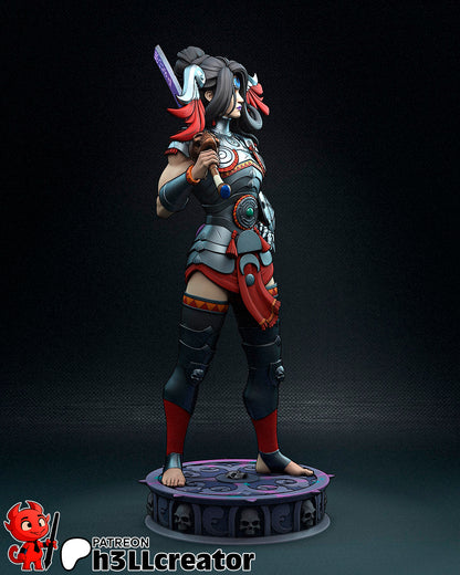 1:12 Sword of Retribution | Resin Garage Kit Figure Game Fan Art | h3LL creator