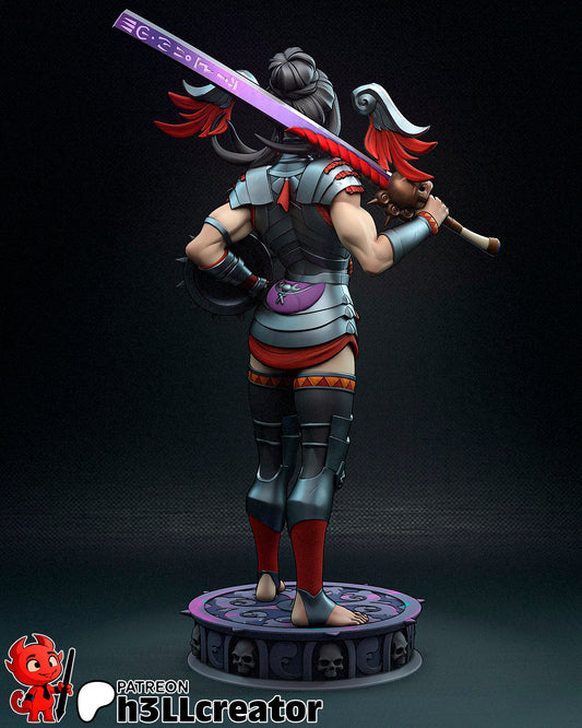 1:12 Sword of Retribution | Resin Garage Kit Figure Game Fan Art | h3LL creator