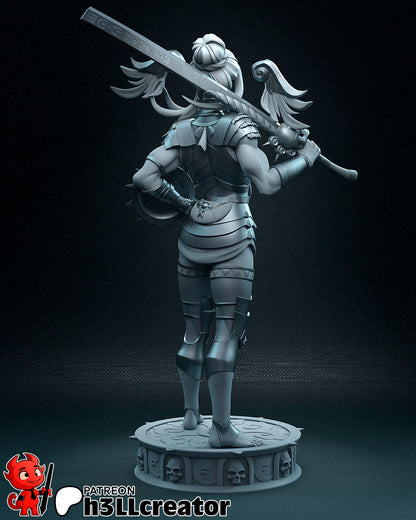 1:12 Sword of Retribution | Resin Garage Kit Figure Game Fan Art | h3LL creator