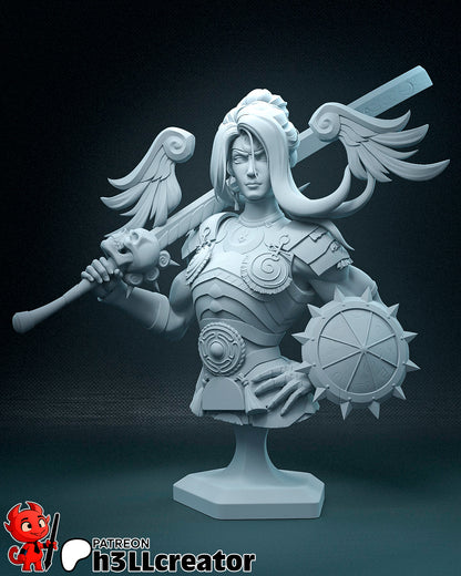 1:12 Sword of Retribution | Resin Garage Kit Figure Game Fan Art | h3LL creator