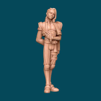 Nightshade, a Non-Musical Bard | TTRPG D&D Miniature | Awkward Penguin Minis
