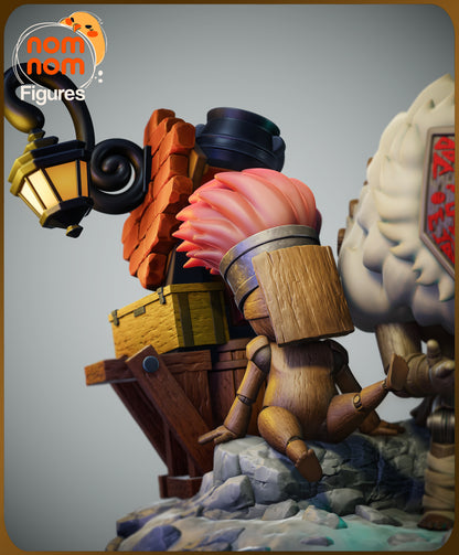 Chibi Expedition Companions | Resin Garage Kit Figure Anime Fan Art | Nomnom Figures
