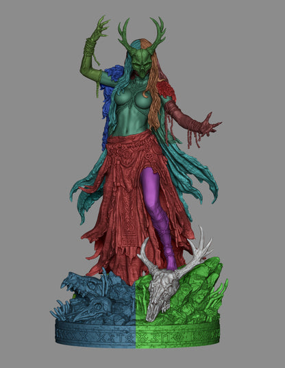 1:12 Norse Witch | 3D Print Resin Garage Kit Figure | CA 3D Studios