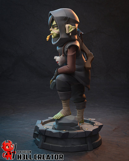1:12 Brave Little Goblin | Resin Garage Kit Figure Game Fan Art | h3LL creator