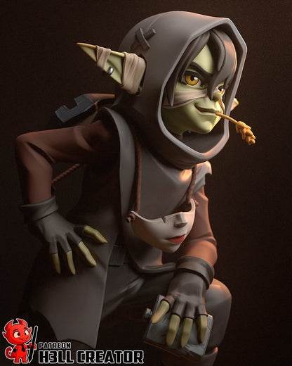 1:12 Brave Little Goblin | Resin Garage Kit Figure Game Fan Art | h3LL creator