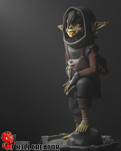 1:12 Brave Little Goblin | Resin Garage Kit Figure Game Fan Art | h3LL creator