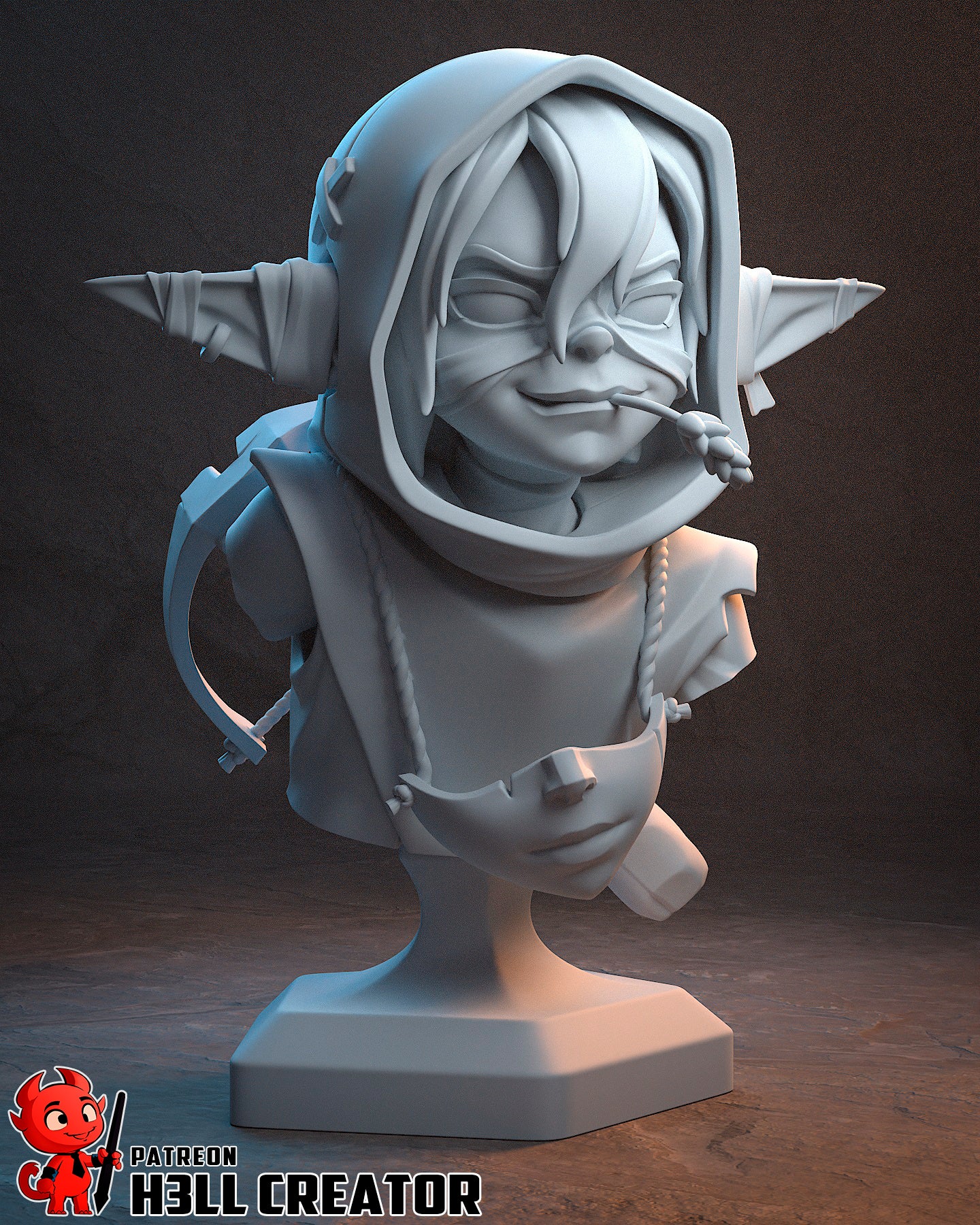 1:12 Brave Little Goblin | Resin Garage Kit Figure Game Fan Art | h3LL creator