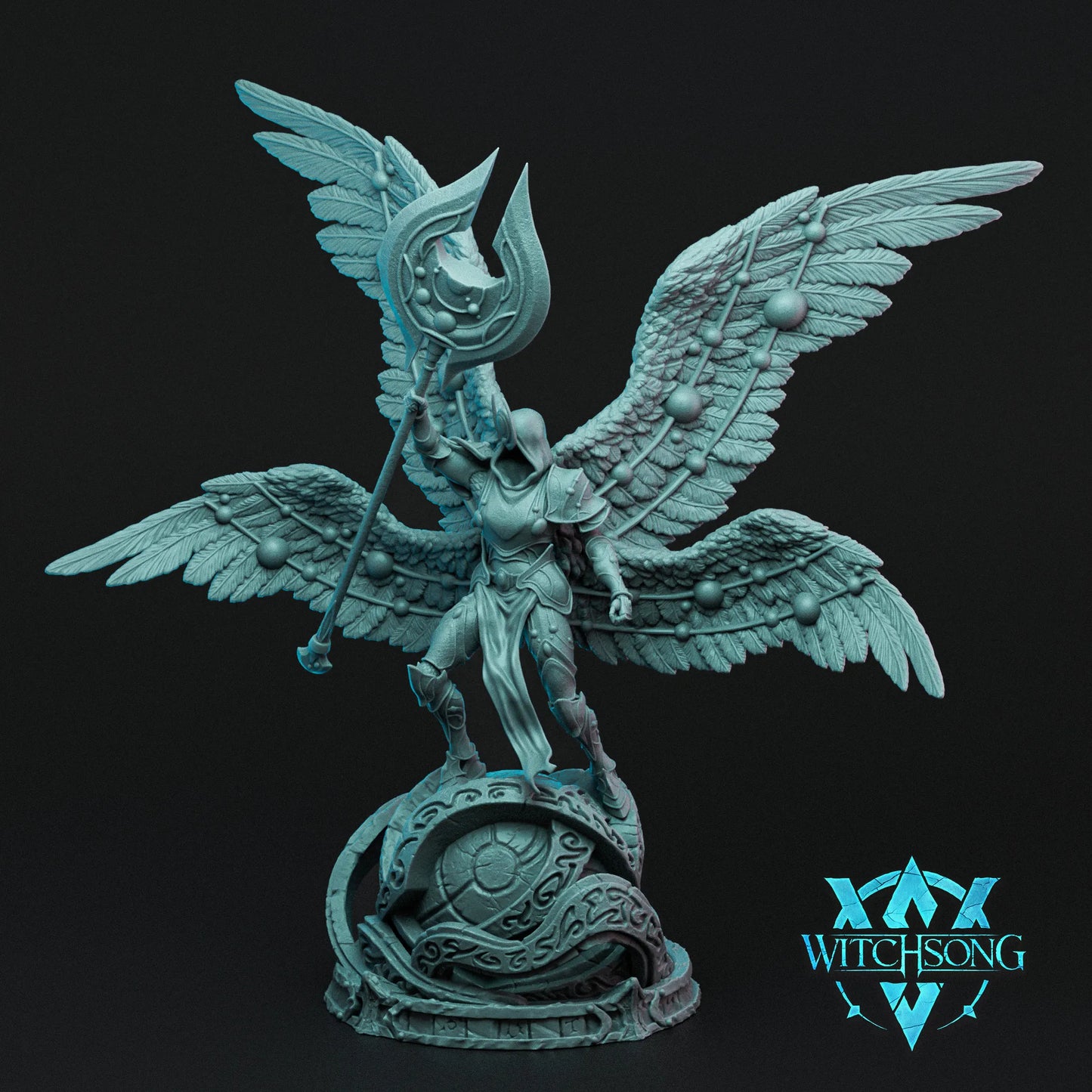 Novalight Seraph | Mini or Bust | Monster Miniature Statue | Witchsong Miniatures