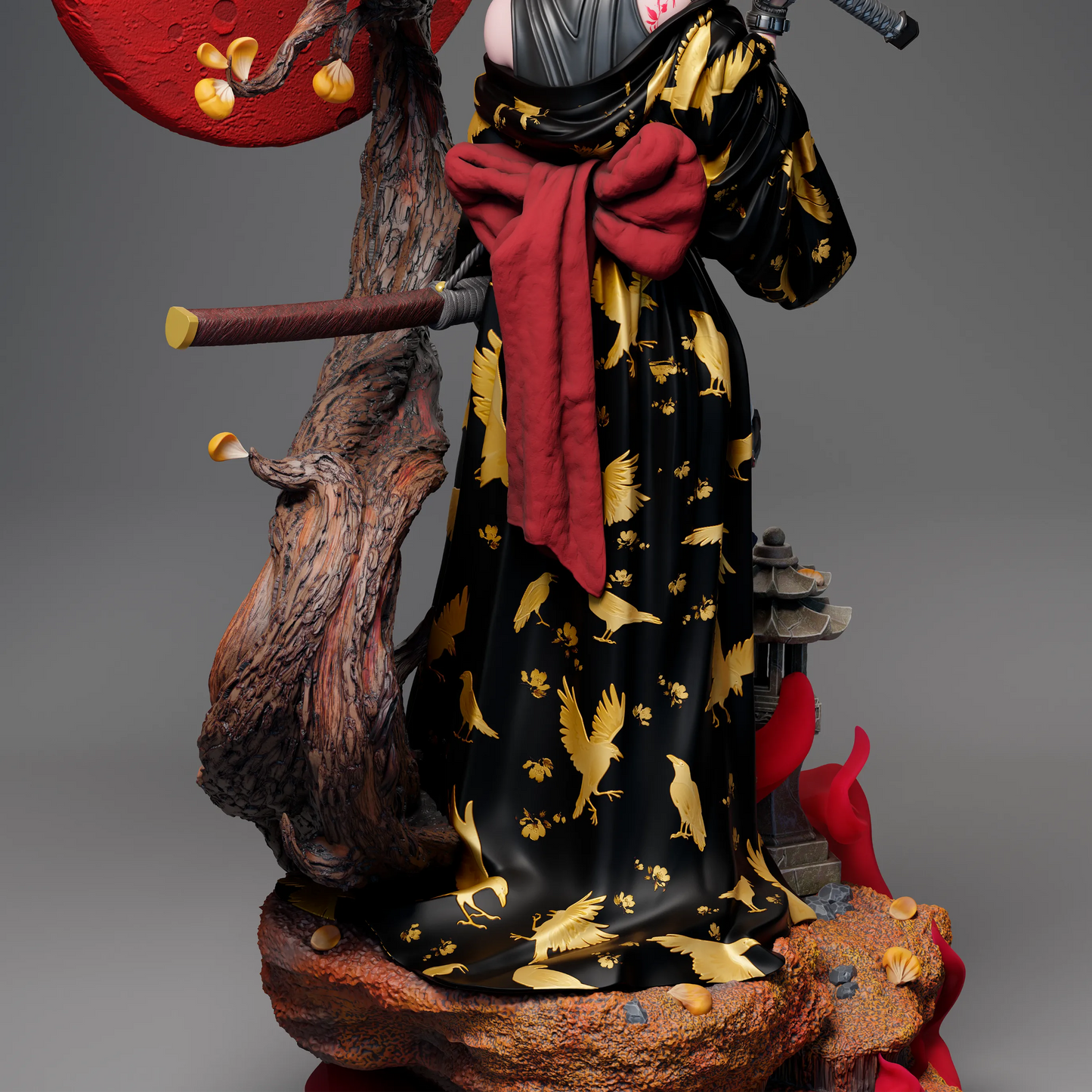 1:12 Oni Blood Moon | 3D Printed Resin Garage Kit Figure | CA 3D Studios