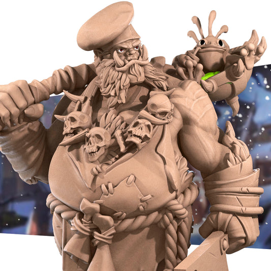 Ogre Chef | D&D Miniature TTRPG Character | Bite the Bullet - Tattles Told 3D