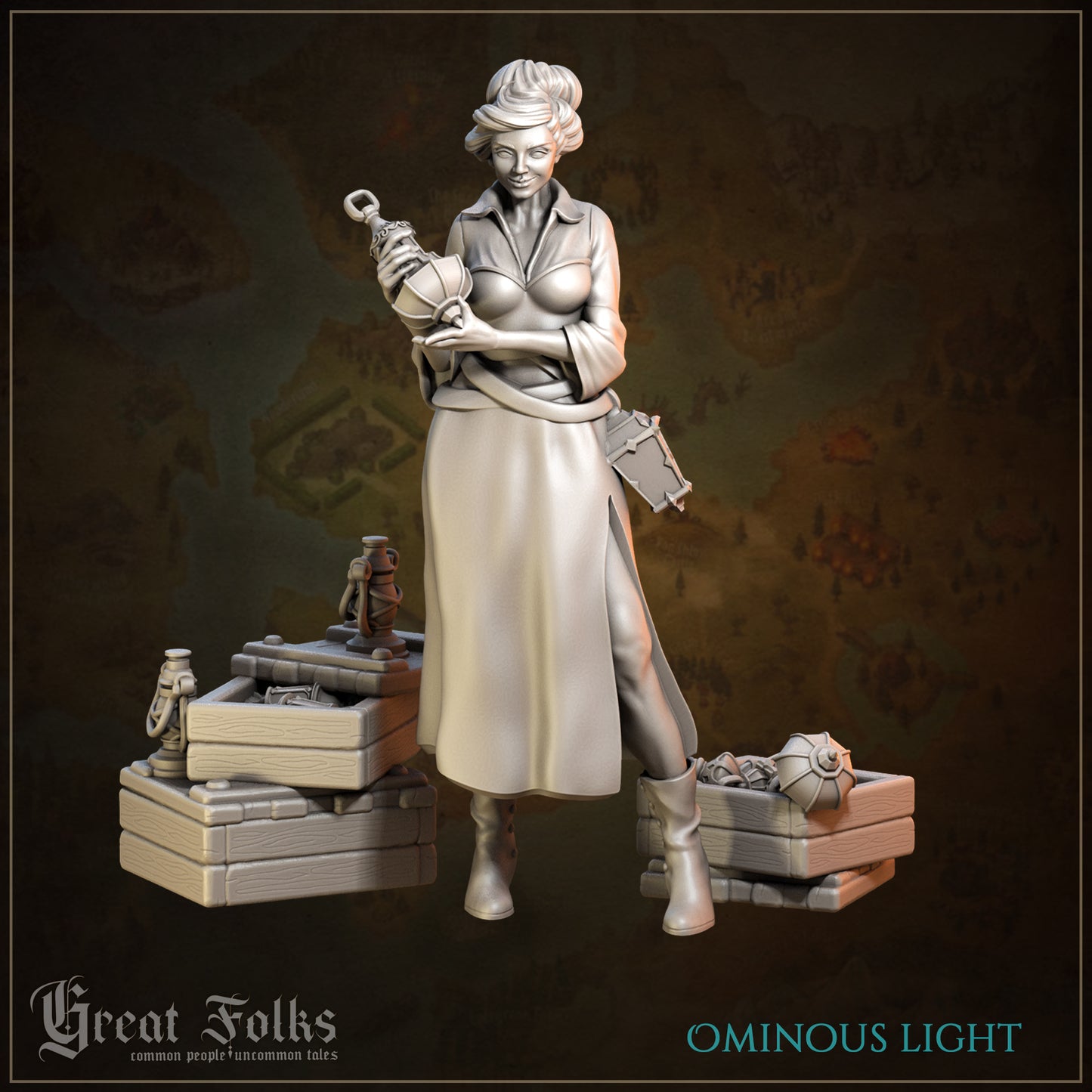 Great Folks, Part 3 | NPCs, Villagers, Nobles, Merchants, Criminals | Tabletop Gaming Miniatures Collection | Great Grimoire