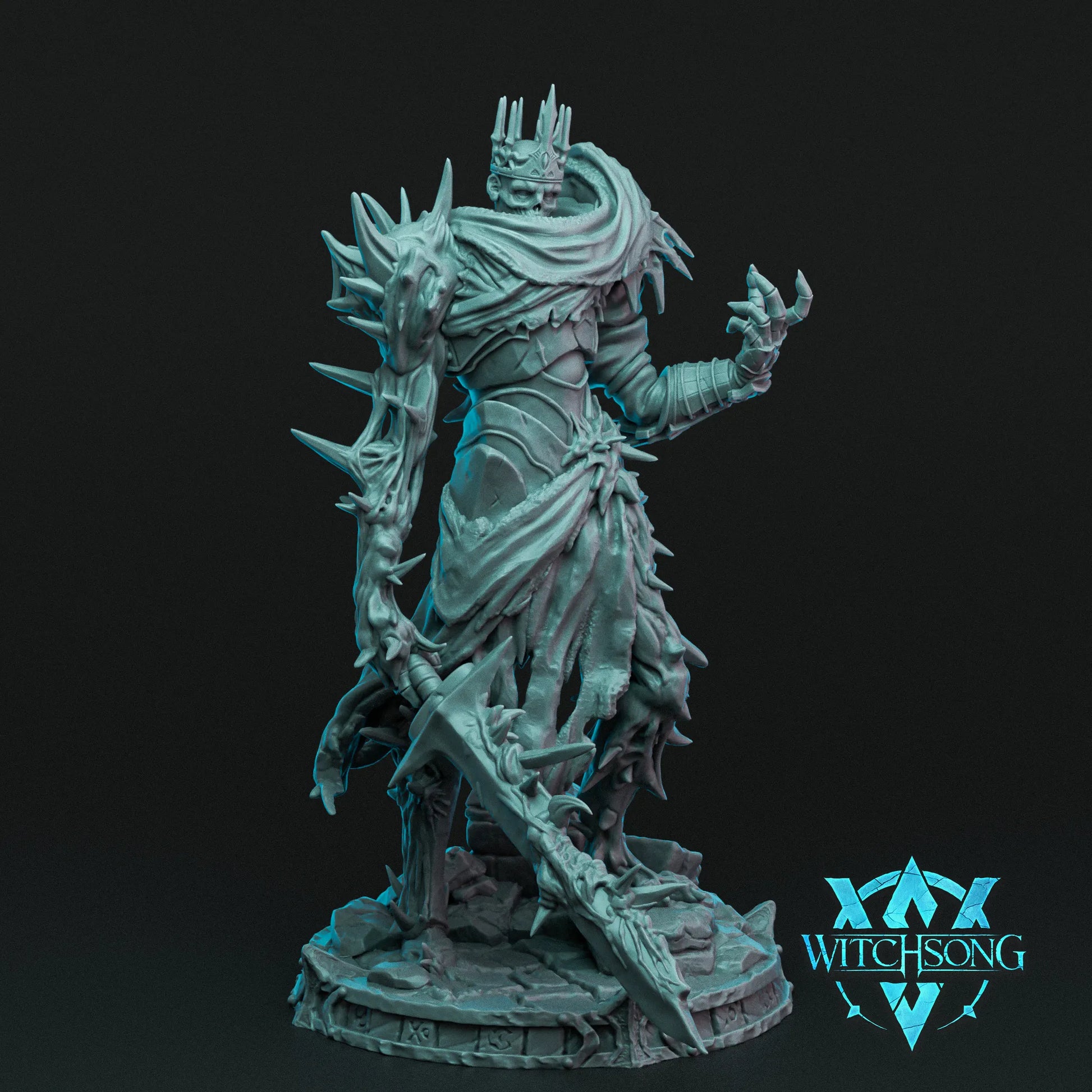 Once Dead King | Mini or Bust | Monster Miniature Statue | Witchsong Miniatures