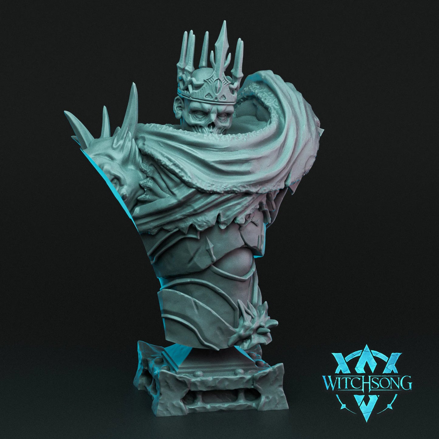 Once Dead King | Mini or Bust | Monster Miniature Statue | Witchsong Miniatures