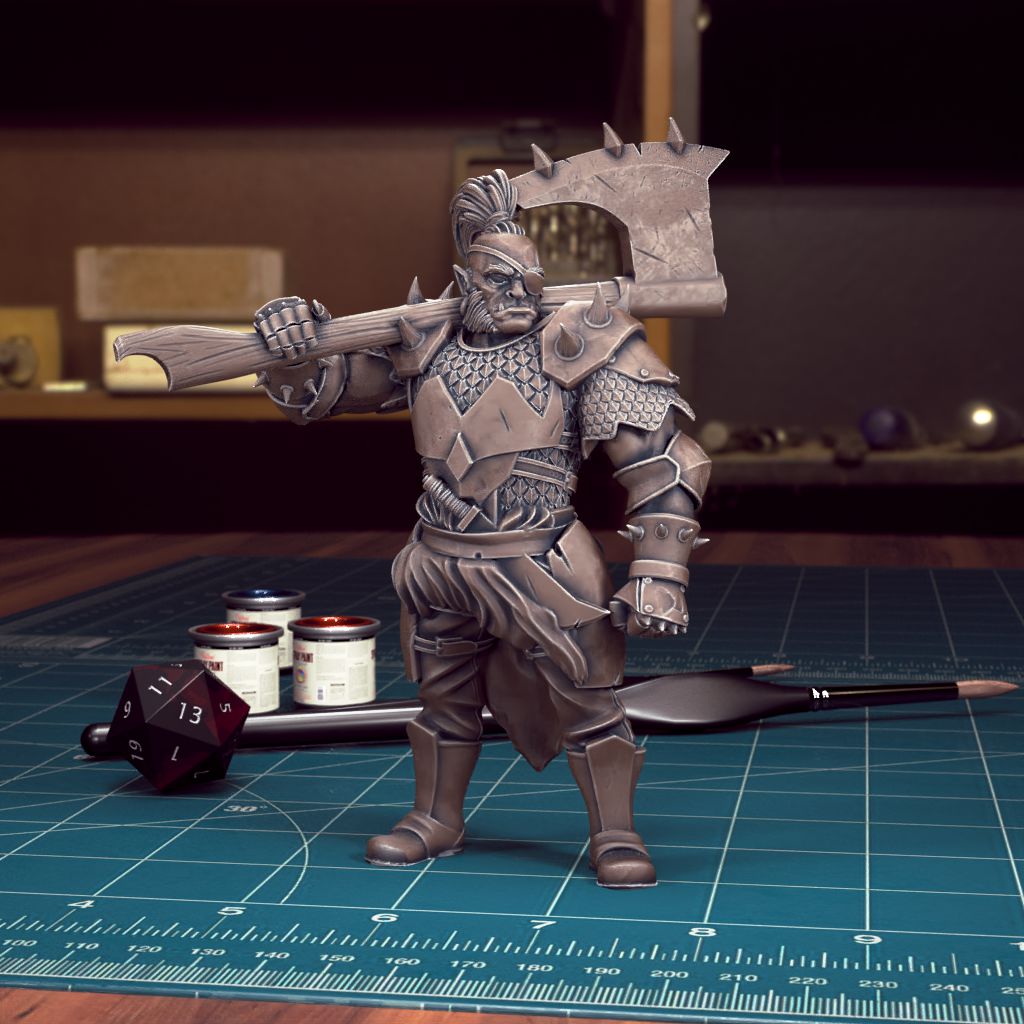 DnD Heroes - Fighters | DnD Character Miniature | TytanTroll Miniatures - Tattles Told 3D