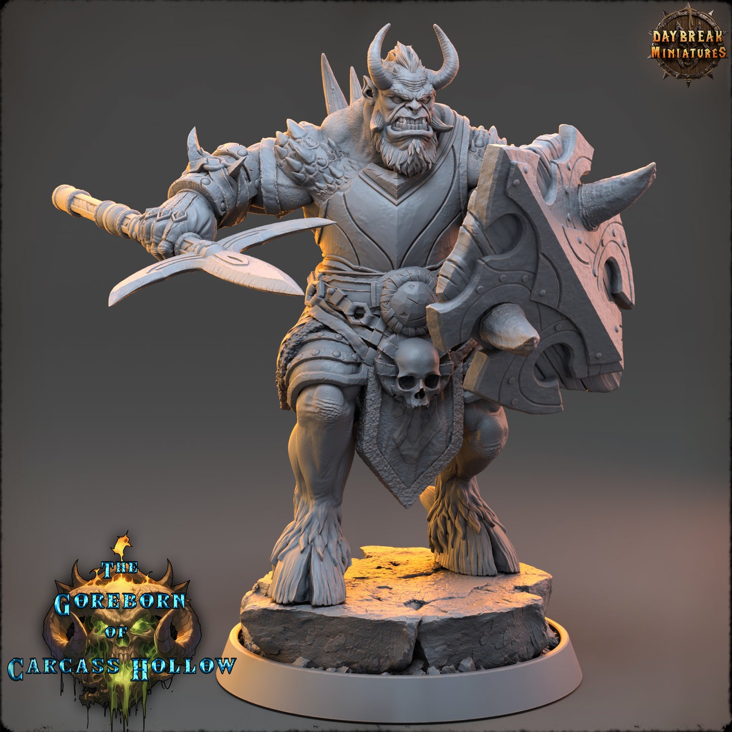 Demons - The Goreborn of Carcass Hollow | Tabletop or Display Scale | D&D Mini + Terrain | Daybreak Miniatures