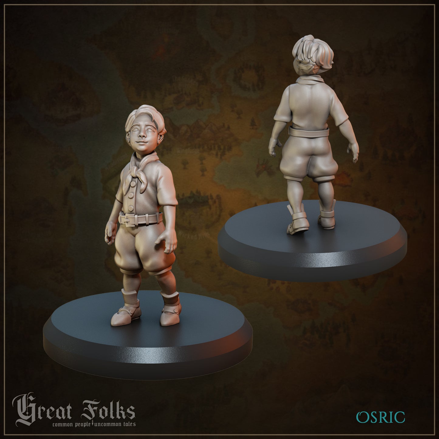 Great Folks, Part 1 | NPCs, Villagers, Nobles, Orphans, Criminals | Tabletop Gaming Miniatures Collection | Great Grimoire