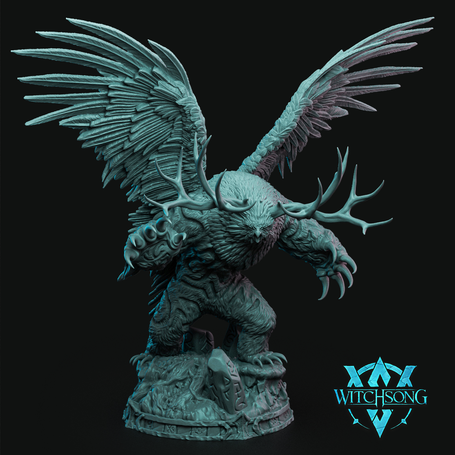 Owl Bear Progenitor | Mini or Bust | Monster Miniature Statue | Witchsong Miniatures