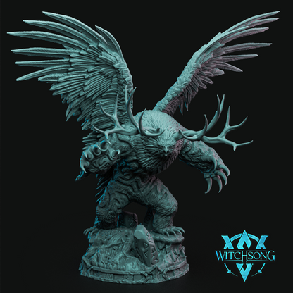 Owl Bear Progenitor | Mini or Bust | Monster Miniature Statue | Witchsong Miniatures