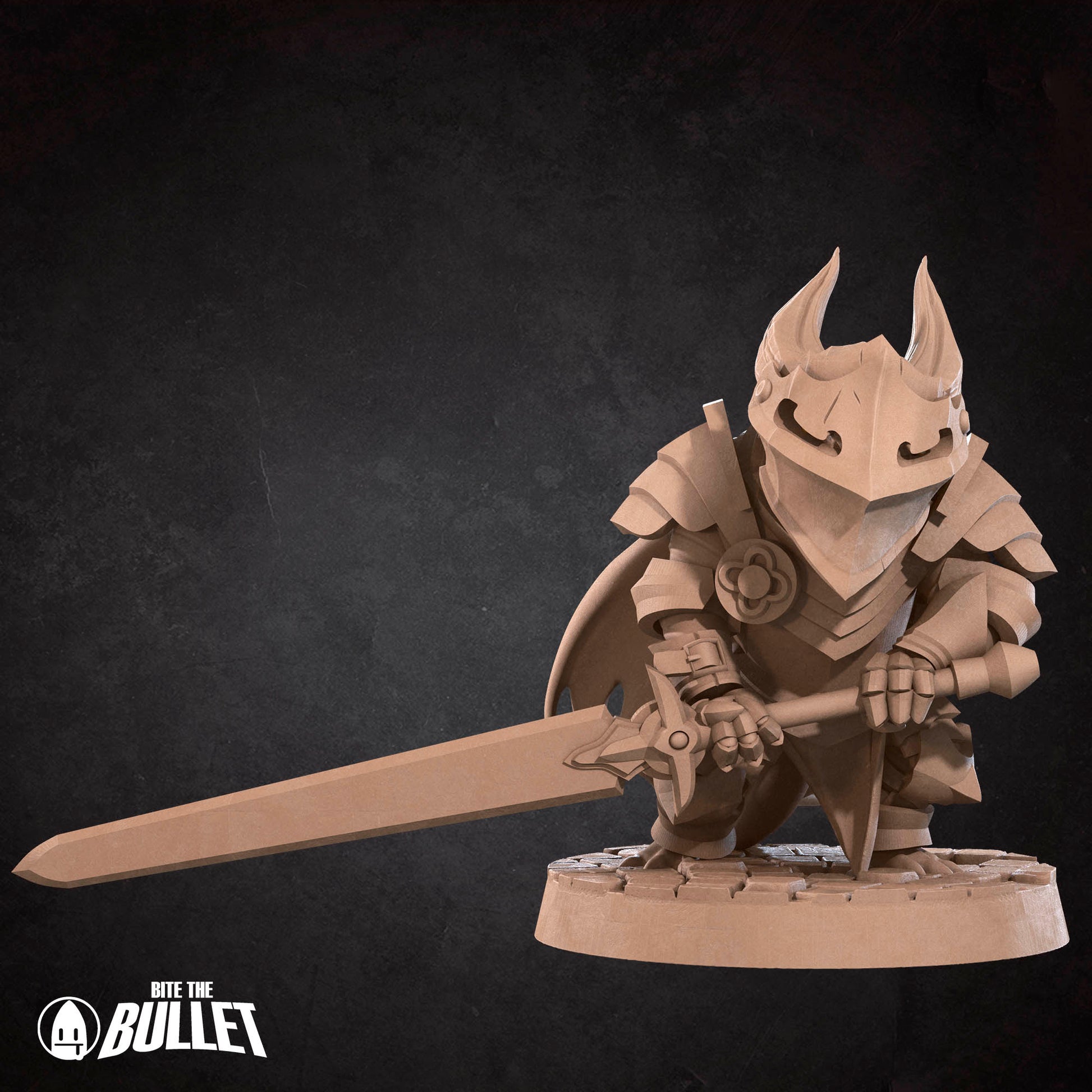 Kobold Paladin | D&D TTRPG Miniature | Bite the Bullet