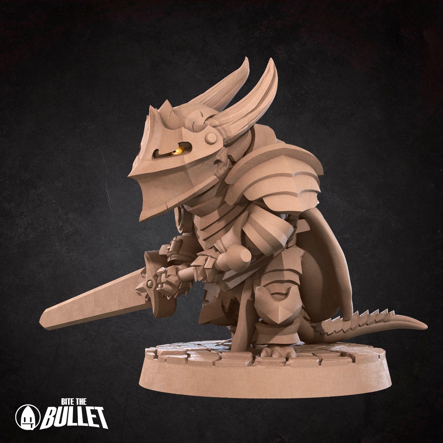 Kobold Paladin | D&D TTRPG Miniature | Bite the Bullet