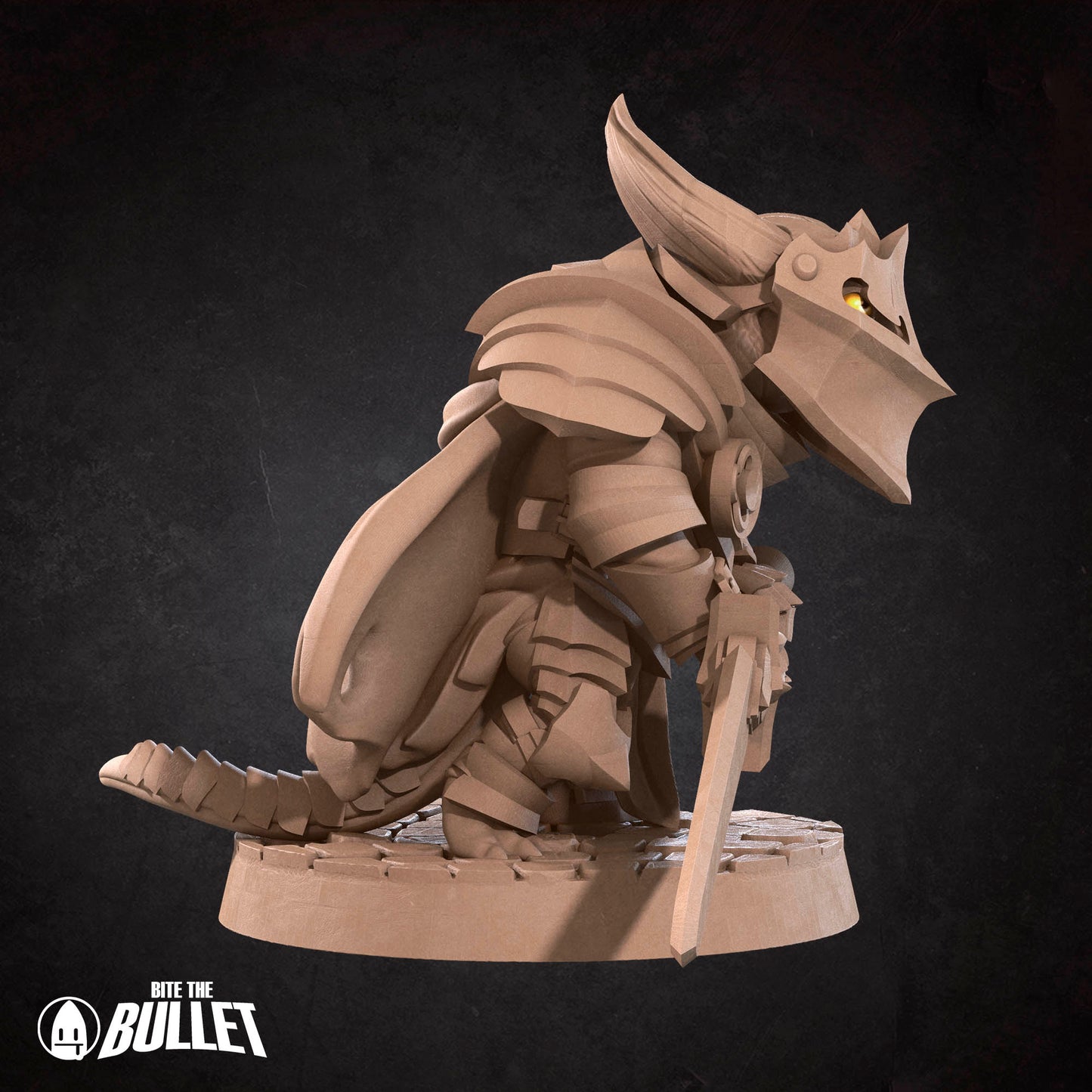 Kobold Paladin | D&D TTRPG Miniature | Bite the Bullet