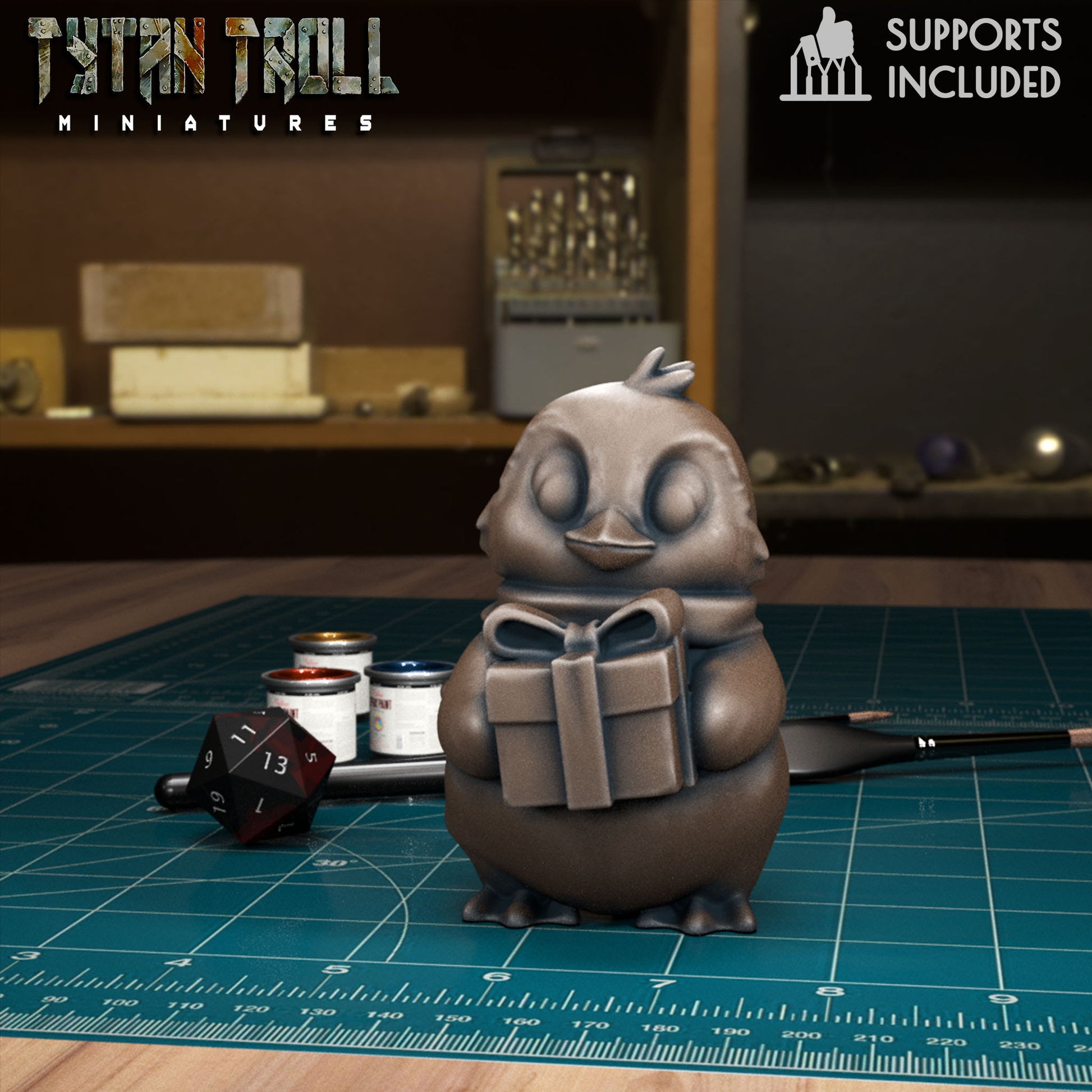 Christmas Xmas Collection | D&D TTRPG Mini or Decorations | TytanTroll Miniatures