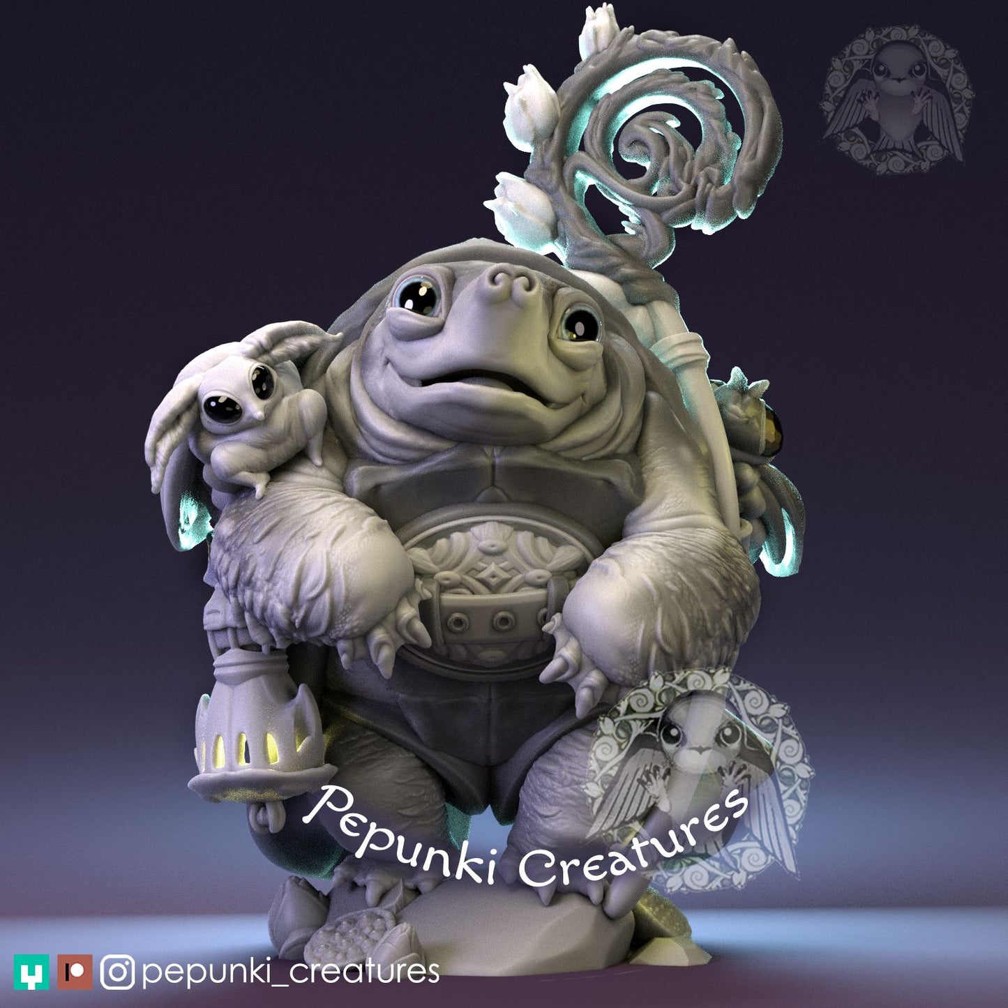 PigNose Turtle Druid | Pepunki Creatures