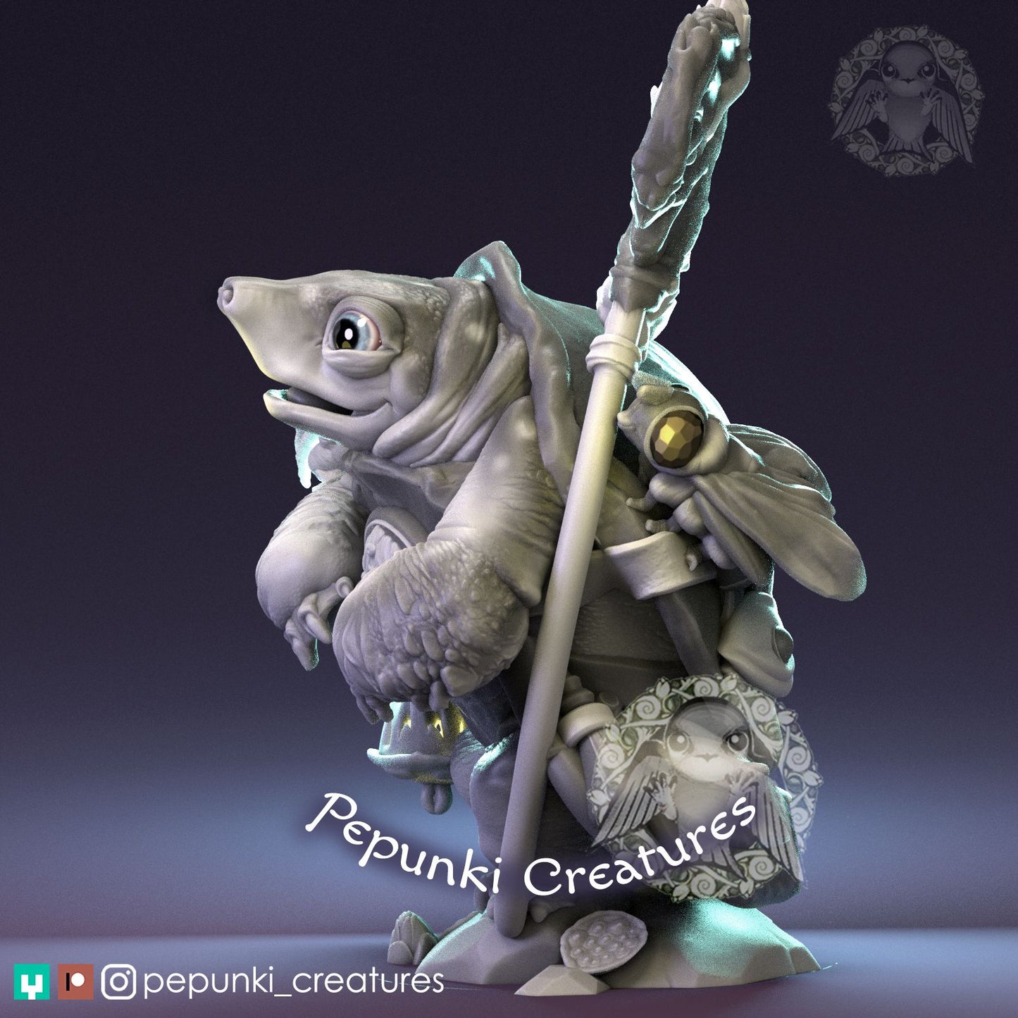 PigNose Turtle Druid | Pepunki Creatures