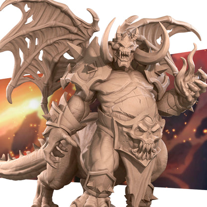Fel Wastes Pit Lord | D&D TTRPG Miniature | Bite the Bullet
