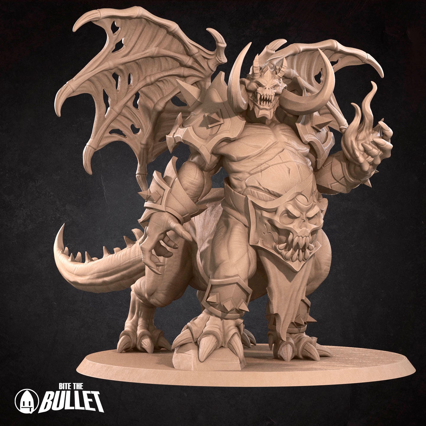 Fel Wastes Pit Lord | D&D TTRPG Miniature | Bite the Bullet
