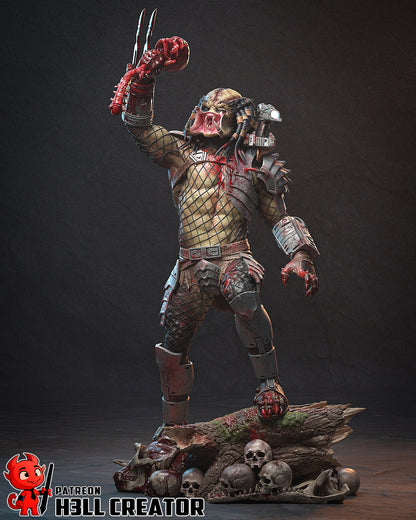 1:10 Alien Hunter | Resin Garage Kit Figure Game Fan Art | h3LL creator