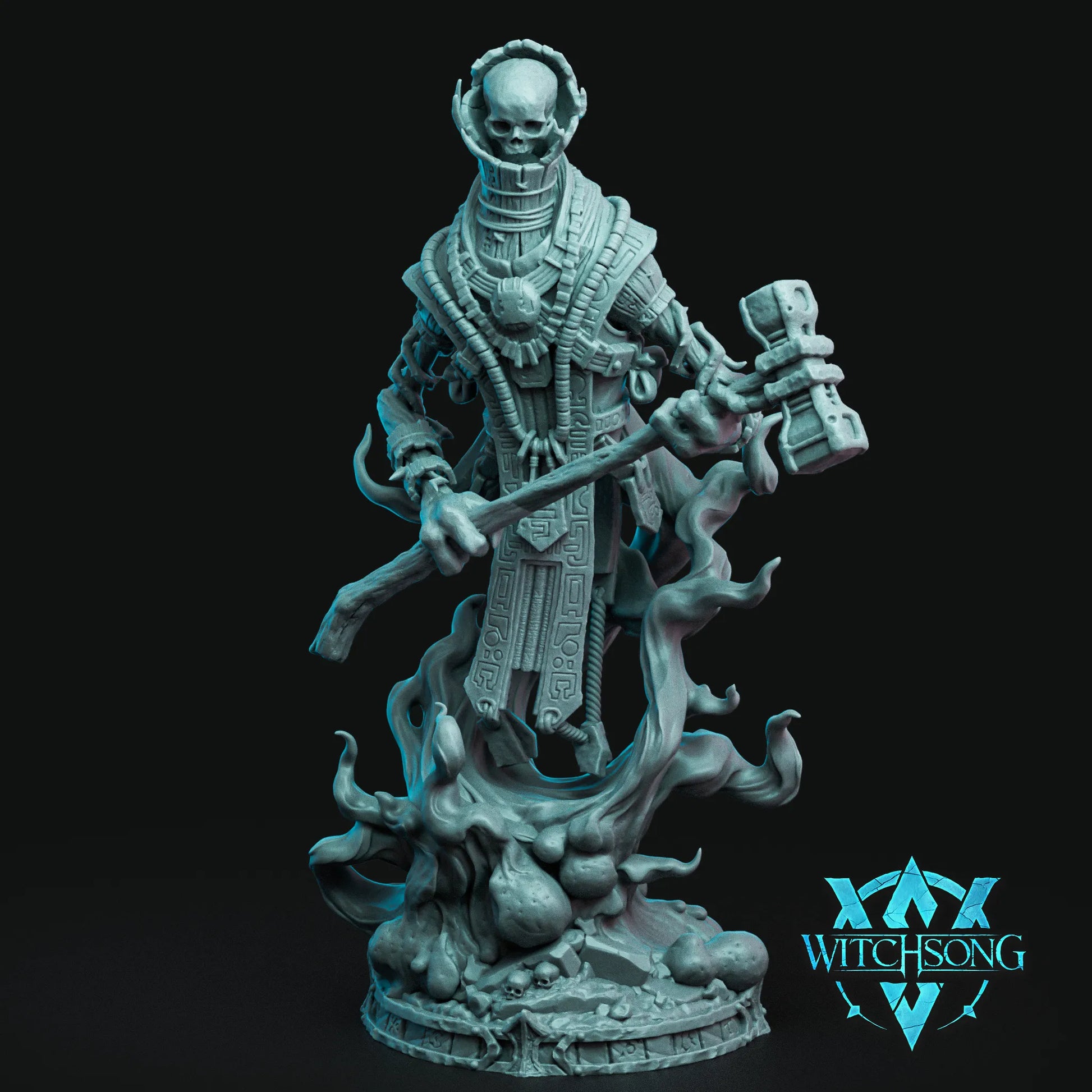 Priest Sentinel | Mini or Bust | Monster Miniature Statue | Witchsong Miniatures